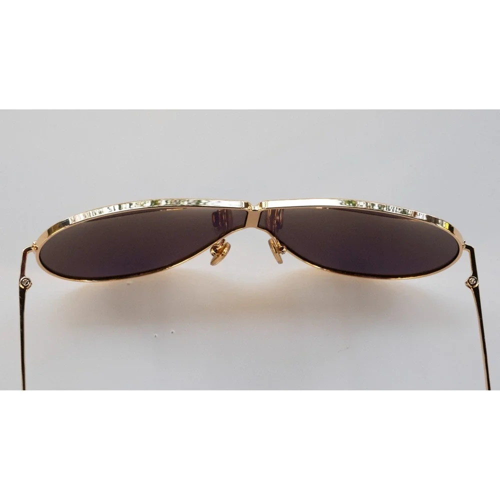 Tom Ford TF1158 Keating Mens Metal Sunglass 30A Shiny Deep Gold 71-30 Gray Italy